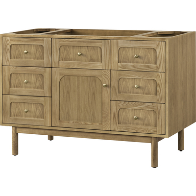 James Martin Laurent 48 inch Single Vanity Cabinet, Light Natural Oak, 840467806360, 545-V48-M-LNO