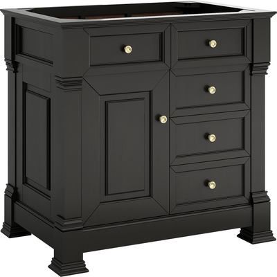 James Martin Brookfield 36 inch Single Vanity, Black Onyx, 840108982866, 547-V36-BKO