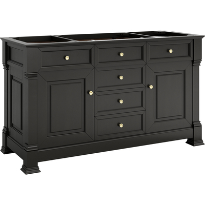 James Martin Brookfield 60 inch Single Vanity, Black Onyx, 840108982897, 547-V60S-BKO