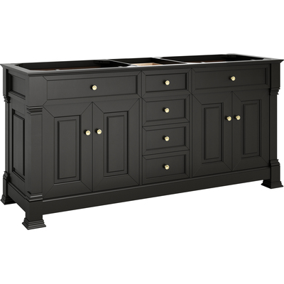 James Martin Brookfield 72 inch Double Vanity, Black Onyx, 840108982903, 547-V72-BKO