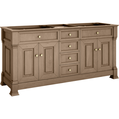 James Martin Brookfield 72 inch Double Vanity, Pecan, 840108982804, 547-V72-PCN
