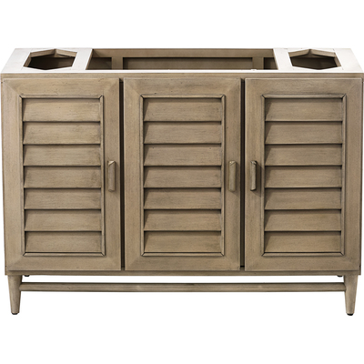 James Martin Portland 48 inch Single Vanity Cabinet, Whitewashed Walnut, 840467806322, 620-V48-M-WW