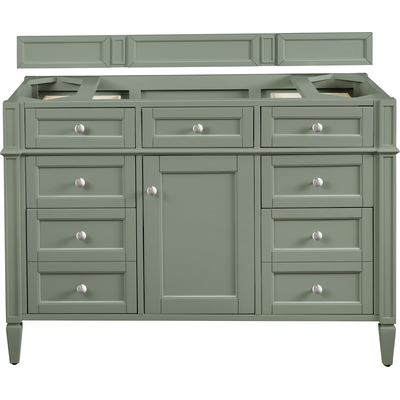 James Martin Brittany 48 inch Single Vanity Cabinet, Smokey Celadon, 840467805790, 650-V48-M-SC