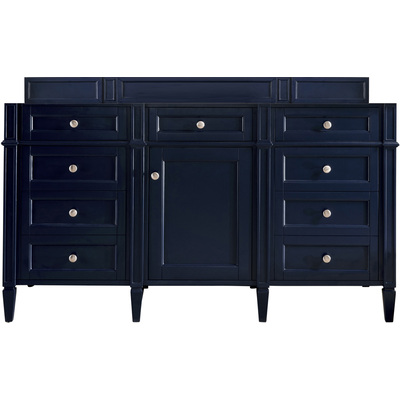 James Martin Brittany 60 inch Single Vanity Cabinet, Victory Blue, 840467805950, 650-V60S-M-VBL