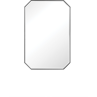 James Martin Rohe 24 inch Octagonal Mirror, Satin Nickel, 840108984358, 715-MO24-SN