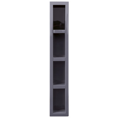 James Martin Milan Storage Cabinet (Small), Modern Grey Glossy 803-SC424-MGG