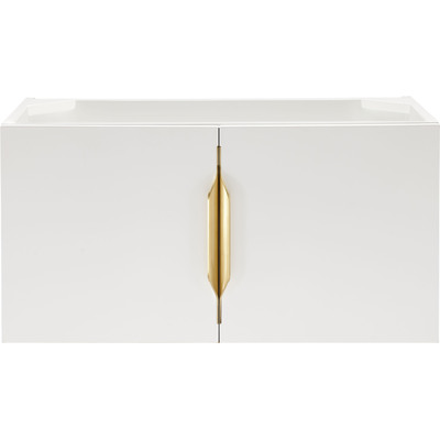 James Martin Columbia 31.5 inch Single Vanity Cabinet, Glossy White, 840108957048, 883-V31.5-GW