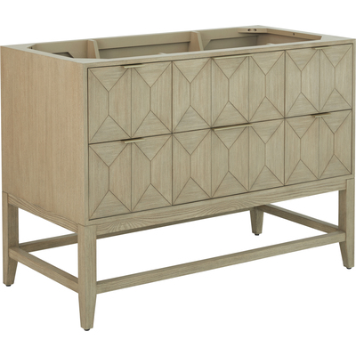 James Martin Emmeline 48 inch Single Vanity, Pebble Oak, 840108956539, D100-V48-PBO