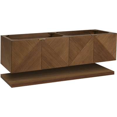 James Martin Marcello 72 inch Double Vanity Cabinet, Chestnut, 840467806827, D200-V72-M-CSN