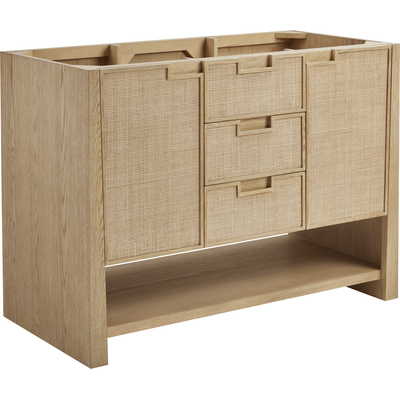 James Martin Solene 48 inch Single Vanity, Seaside Oak, 840108983405, D225-V48-SSO