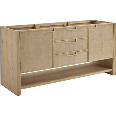 James Martin Solene 72 inch Double Vanity, Seaside Oak, 840108983412, D225-V72-SSO