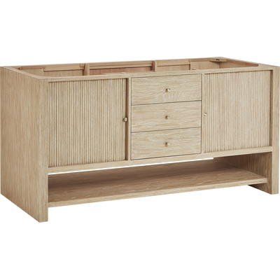 James Martin Marigot 72 inch Double Vanity, Sunwashed Oak, 840108956508, D404-V72-SWO