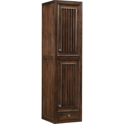 James Martin Athens 15 inch  Tower Hutch - Right, Mid Century Acacia, 840108913815, E645-H15R-MCA