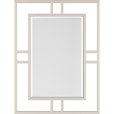 James Martin Brenlyn 30 in. W x 40 in. H Rectangular Stainless Steel Framed Wall Mount Bathroom Vanity Mirror in Brushed Nickel, 840108941801, HD105-M30-BN