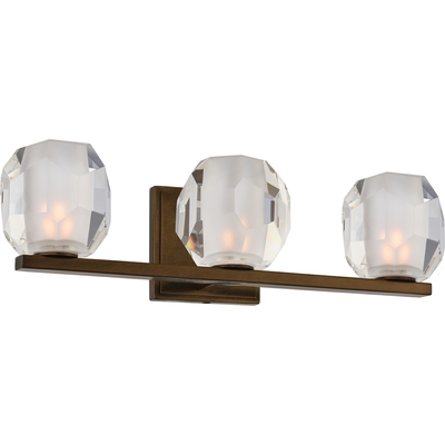 Kalco Regent 3 Light Bath in Vintage Bronze 302833VBZ