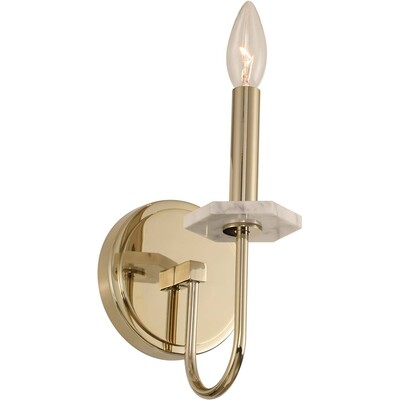 Kalco Carrara 1 Light Wall Bracket in Champagne Gold 304821CG