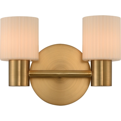 Kalco Harlowe 2 Light LED Bath in Winter Brass 308432WB