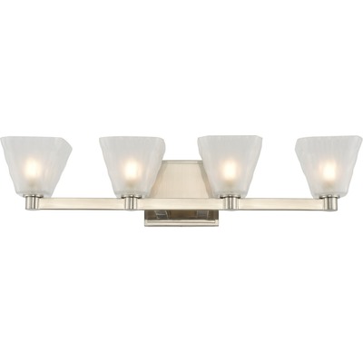 Kalco Weston 4 Light Bath in Glazed Nickel 316334GN