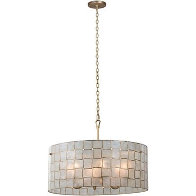 Kalco Roxy 27 Inch Pendant in Oxidized Gold Leaf 505851OL