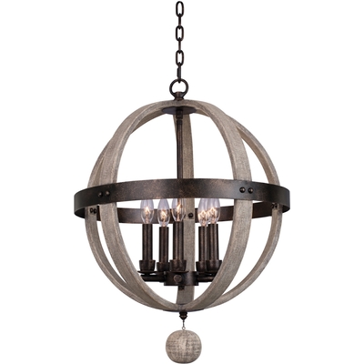 Kalco Harper 19 Inch Pendant in Florence Gold 506850FG