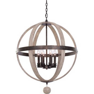 Kalco Harper 25 Inch Pendant in Florence Gold 506851FG