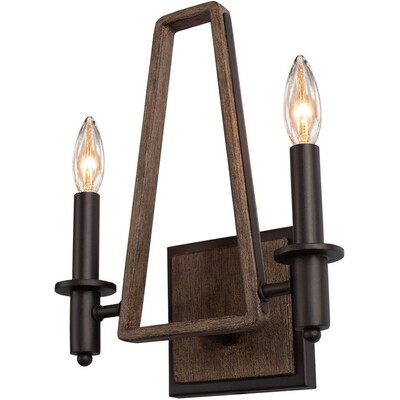 Kalco Duluth 2 Light ADA Wall Sconce in Satin Bronze 508920SZ