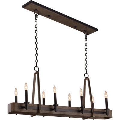 Kalco Duluth 8 Light Island in Satin Bronze 508961SZ