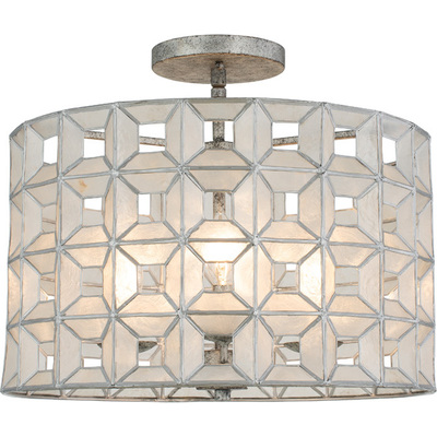 Kalco Prado 17 Inch Semi Flush, 720062483893, 509145OSL