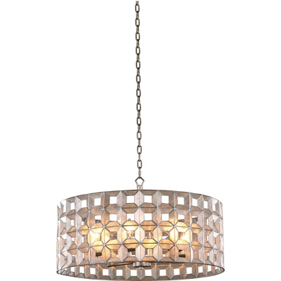 Kalco Prado 26 Inch Pendant in Oxidized Silver Leaf 509152OSL