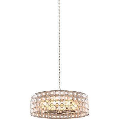 Kalco Prado 33 Inch Pendant in Oxidized Silver Leaf 509153OSL