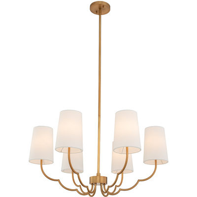 Kalco Sophia 6 Light Chandelier, 720062484395, 514372NB