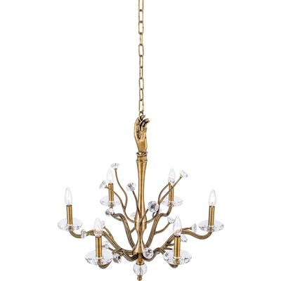 Kalco Venus 6 Light Chandelier, 720062490617, 517771HBR