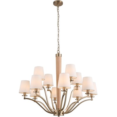 Kalco Curva 2 Tier Chandelier, 720062497876, 518972BCG