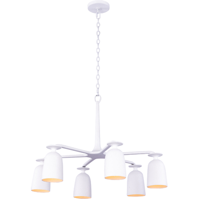 Kalco Gabardine 6 Lt Chandelier, 720062499733, 520271MW