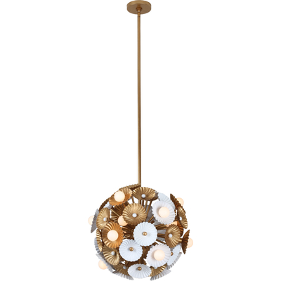 Kalco Damask 15 LT Semi Flush/Convertible, 720062499771, 520355WVB