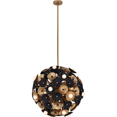 Kalco Damask 28 LT Orb Pendant, 720062499801, 520356BVB