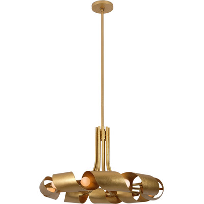 Kalco Ribbon 28 inch Pendant, 720062502853, 521951BGL