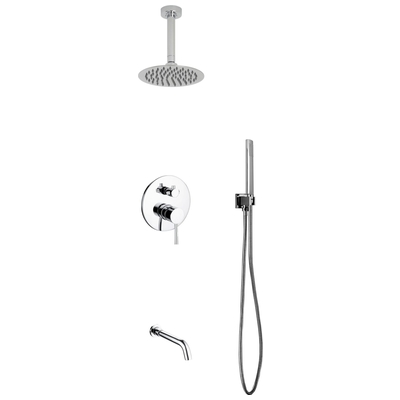 KubeBath Shower Systems, Chrome, 0707568643174, R-CR8HHTF3V
