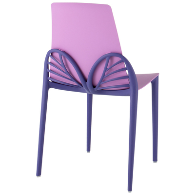 Lagoon Furniture Papillon Outdoor Chair in Light Lilac, set of 4 7059P6-SSLGS