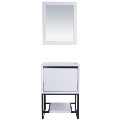 Laviva Alto 24 - White Bathroom Vanity Cabinet 313SMR-24W