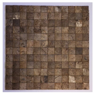 Legion Furniture Mosaic Tile and Decorative Tiles, Mosaic, Complete Vanity Sets, Walnut, Coconut, MS-COCONUT02