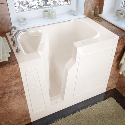 MediTub Walk-In 26 x 46 Left Drain Biscuit Soaking Walk-In Bathtub, 848308031858, 2646LBS