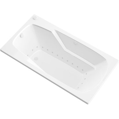 Meditub Atlantis Whirlpools Eros 32 x 60 Rectangular Air Jetted Bathtub, 848308006757, 3260EAL
