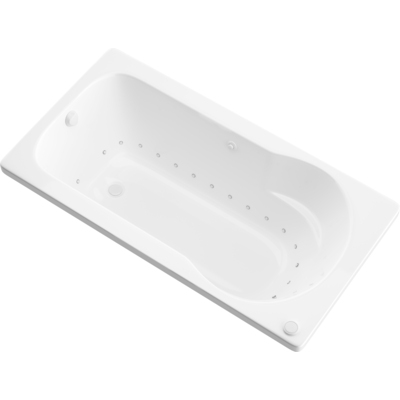 Meditub Atlantis Whirlpools Zepher 32 x 60 Rectangular Air Jetted Bathtub, 848308017401, 3260ZAL