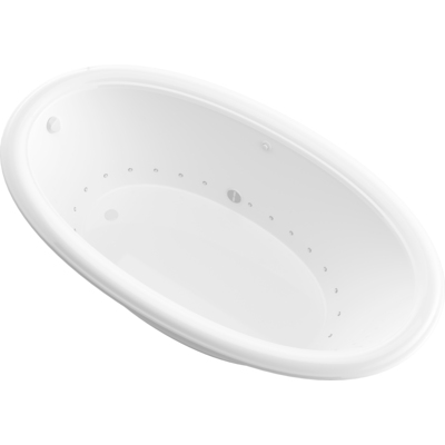 Meditub Atlantis Whirlpools Petite 36 x 60 Oval Air Jetted Bathtub, 848308007181, 3660PAR