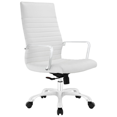 Modway Furniture EEI-1061-WHI Finesse Highback Office Chair In White
