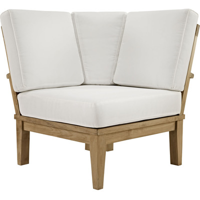 Modway Furniture Marina Outdoor Patio Teak Corner Sofa by Modway, 889654140412, EEI-1146