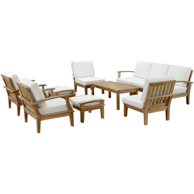 Modway Furniture Marina 10 Piece Outdoor Patio Teak Set by Modway, 889654141969, EEI-1480