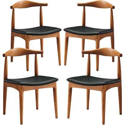 Modway Furniture Tracy Wood Dining Chairs Set of 4 by Modway, 848387074050, EEI-1682