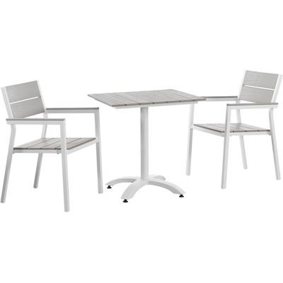 Modway Furniture Maine 3 Piece Outdoor Patio Dining Set by Modway, 889654004677, EEI-1759